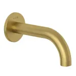 Casa si Gradina - Sanitare - Lavoar baie si accesorii - Baterii sanitare - Pipa cada Kludi Bozz, 1/2'', 160 mm, mat, auriu, 38505N0 - Infinity.ro