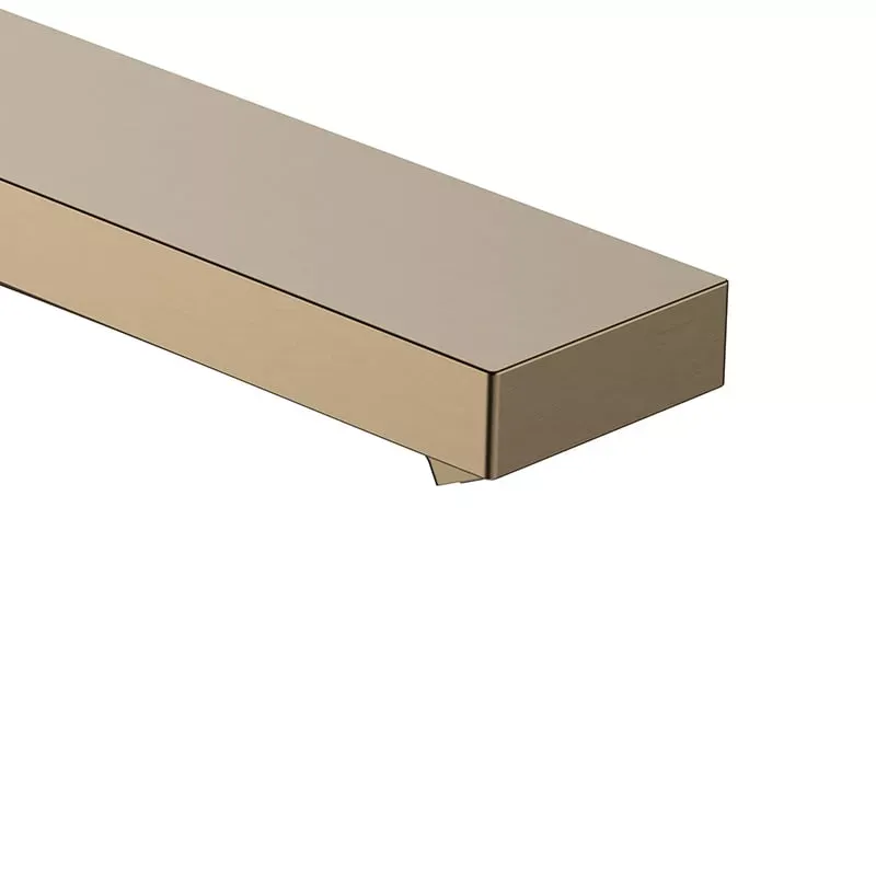 Casa si Gradina - Sanitare - Lavoar baie si accesorii - Baterii sanitare - Pipa cada Hansgrohe Tecturis E, 1/2'', 218 mm, mat, bronz, 73410140 - Infinity.ro
