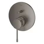 Casa si Gradina - Sanitare - Lavoar baie si accesorii - Baterii sanitare - Unitate comanda Grohe Essence 24058AL1, aparenta, diverter, 2 iesiri, necesita valva, mat, grafit - Infinity.ro