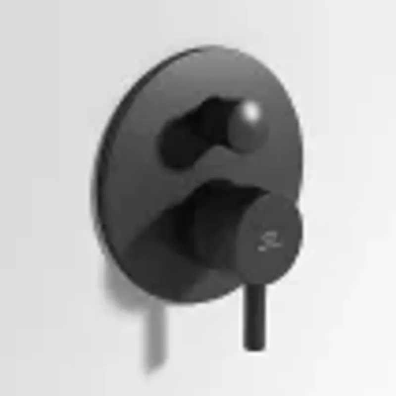 Casa si Gradina - Sanitare - Lavoar baie si accesorii - Baterii sanitare - Unitate comanda Ideal Standard Ceraline, 2 iesiri, necesita valva, mat, negru, A7389XG - Infinity.ro