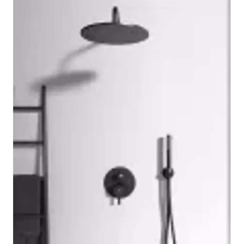 Casa si Gradina - Sanitare - Lavoar baie si accesorii - Baterii sanitare - Unitate comanda Ideal Standard Ceraline, 2 iesiri, necesita valva, mat, negru, A7389XG - Infinity.ro
