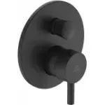 Casa si Gradina - Sanitare - Lavoar baie si accesorii - Baterii sanitare - Unitate comanda Ideal Standard Ceraline, 2 iesiri, necesita valva, mat, negru, A7389XG - Infinity.ro
