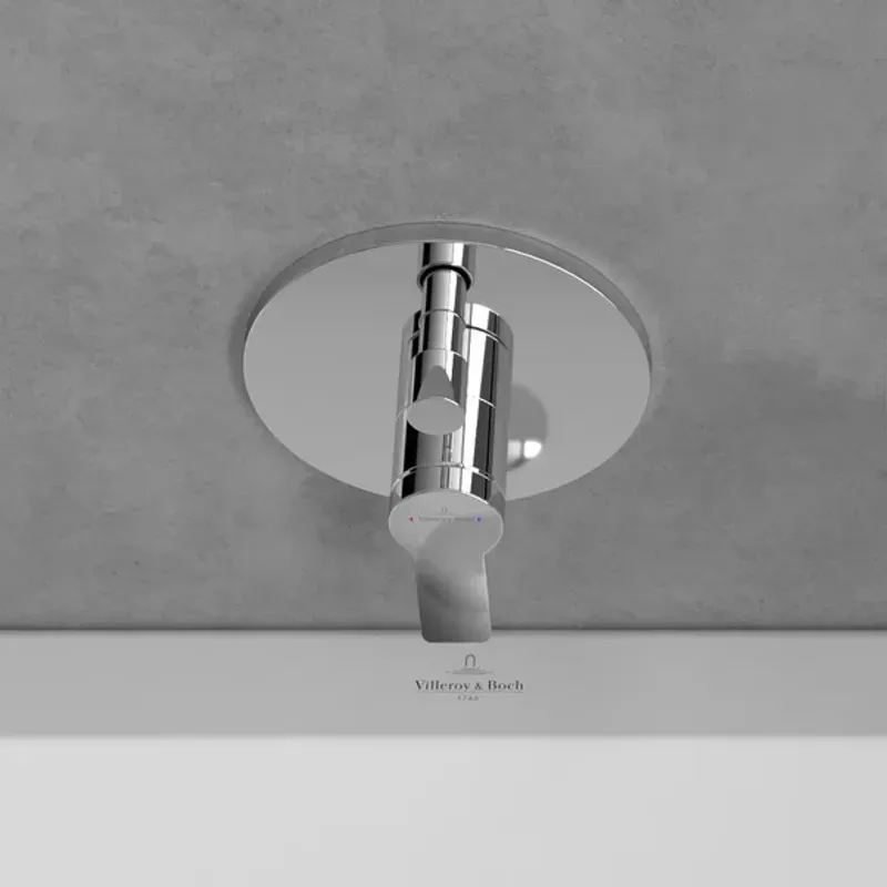 Casa si Gradina - Sanitare - Lavoar baie si accesorii - Baterii sanitare - Baterie cada-dus incastrata Villeroy&Boch Architectura monocomanda crom lucios fara corp ingropat - Infinity.ro