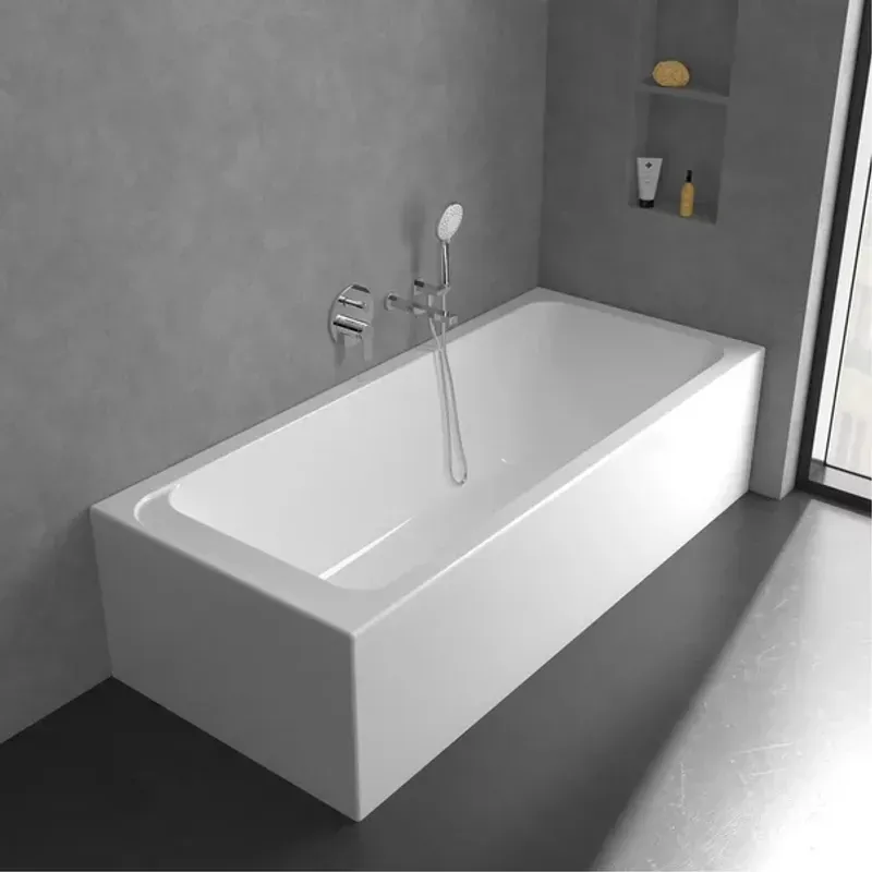 Casa si Gradina - Sanitare - Lavoar baie si accesorii - Baterii sanitare - Baterie cada-dus incastrata Villeroy&Boch Architectura monocomanda crom lucios fara corp ingropat - Infinity.ro