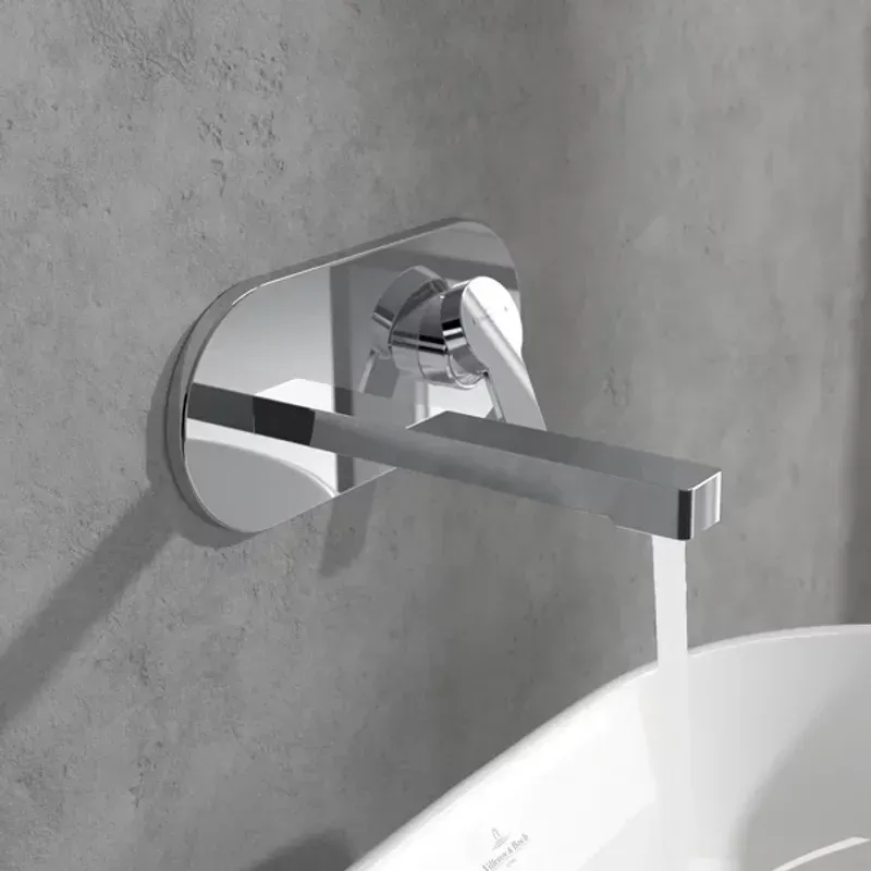 Casa si Gradina - Sanitare - Lavoar baie si accesorii - Baterii sanitare - Baterie lavoar incastrata Villeroy&Boch Architectura monocomanda crom lucios fara corp ingropat - Infinity.ro