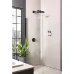 Casa si Gradina - Sanitare - Lavoar baie si accesorii - Baterii sanitare - Unitate comanda Grohe Essence, 1 functie, necesita valva, mat, negru, 24168KF1 - Infinity.ro