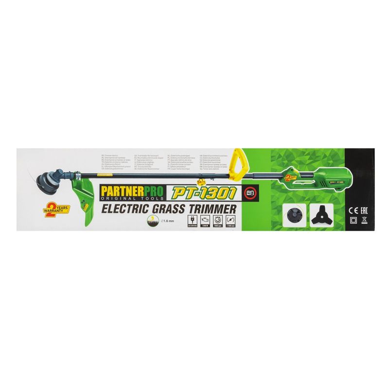 Casa si Gradina - Gradinarit si plante - Utilaje gradina - Trimmere electrice - Trimmer electric, 1300W, 7000rpm PartnerPro PT-1301 - Infinity.ro