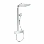Casa si Gradina - Sanitare - Cazi si cabine de dus - Coloane si seturi de dus - Coloana de dus cu baterie termostatata Hansgrohe Raindance E300 ShowerTablet - Infinity.ro