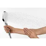 Casa si Gradina - Sanitare - Cazi si cabine de dus - Coloane si seturi de dus - Coloana dus Hansgrohe Crometta, 670 mm, 1 functie, crom, 26554400 - Infinity.ro