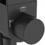 Casa si Gradina - Sanitare - Cazi si cabine de dus - Coloane si seturi de dus - Coloana de dus Ideal Standard Alu+, 1100 mm, dus fix 260 mm, 1 functie, mat, negru, BD585XG - Infinity.ro