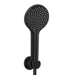 Casa si Gradina - Sanitare - Cazi si cabine de dus - Coloane si seturi de dus - Set dus Kludi DIVE X, para dus 1 jet, suport si furtun 125 cm, negru mat - Infinity.ro