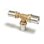 Casa si Gradina - Sanitare - Instalatii hidro - Fitinguri - Teu redus presare multipla Giacomini RM151Y067, 20x2 x 26x3 x 20x2 mm, fiting pentru teava multistrat, 10 bar, 110°C - Infinity.ro