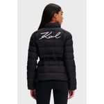 Fashion, accesorii si bijuterii - Femei - Imbracaminte femei - Jachete si geci femei - Jacheta scurta dama Karl Lagerfeld A1W15049 Negru S INTL - Infinity.ro