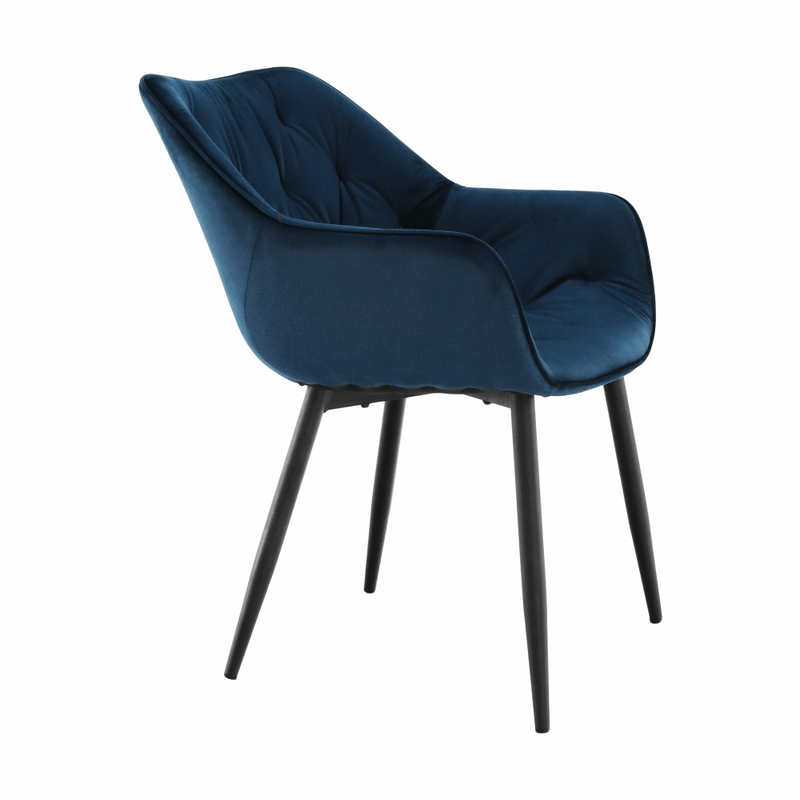 Casa si Gradina - Mobilier - Scaune si fotolii - Fotolii - Fotoliu de design, material textil Velvet albastru, FEDRIS - Infinity.ro