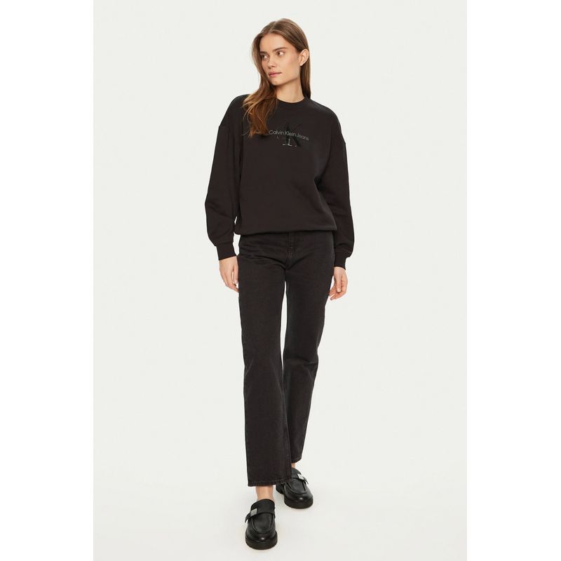 Fashion, accesorii si bijuterii - Femei - Imbracaminte femei - Pulovere femei - Bluza dama Calvin Klein Jeans J20J224724 Negru XS INTL - Infinity.ro
