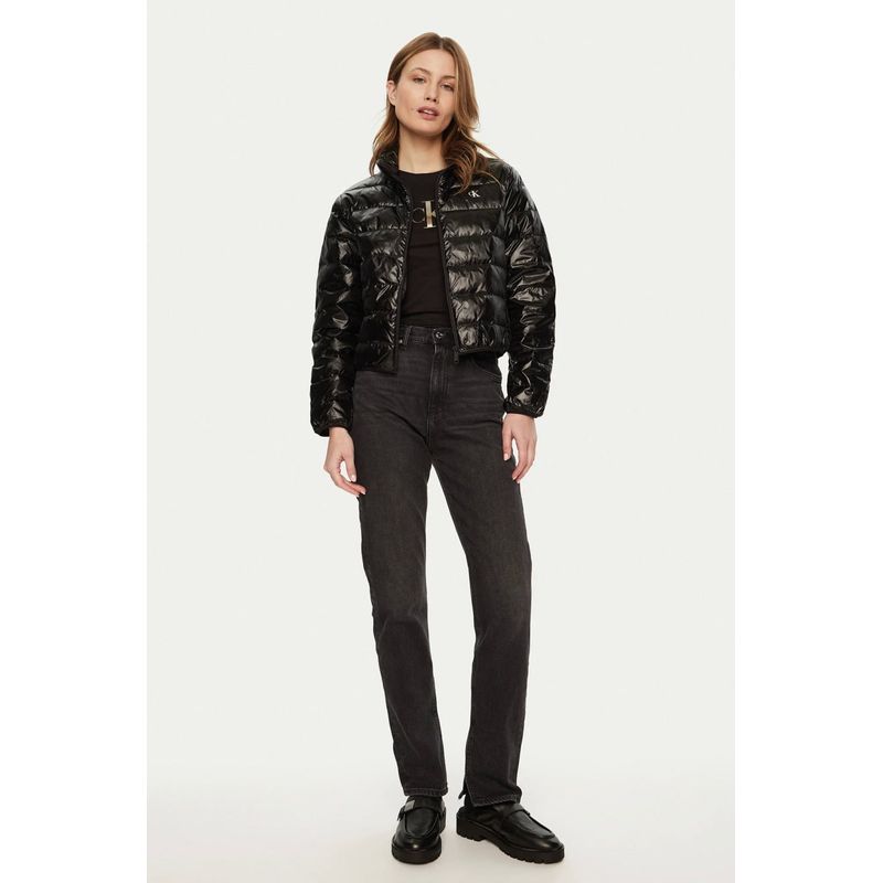 Fashion, accesorii si bijuterii - Femei - Imbracaminte femei - Jachete si geci femei - Geaca dama din puf Calvin Klein Jeans J20J224698 M INTL Negru - Infinity.ro
