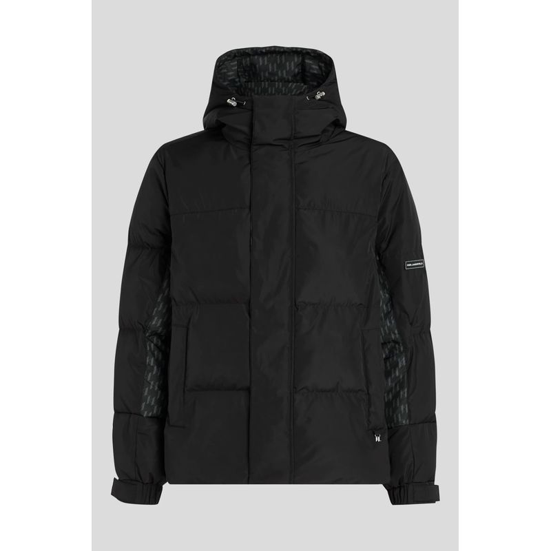 Fashion, accesorii si bijuterii - Barbati - Imbracaminte - Jachete si geci barbati - Geaca barbati Karl Lagerfeld Jeans A3M15033 Negru M INTL - Infinity.ro