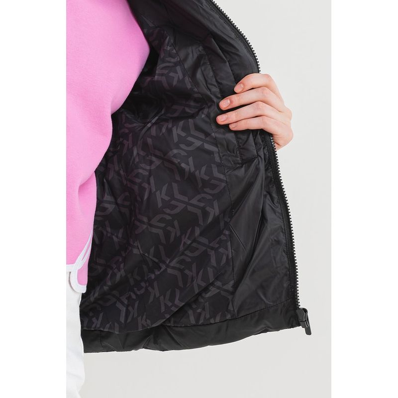 Fashion, accesorii si bijuterii - Femei - Imbracaminte femei - Jachete si geci femei - Geaca dama Karl Lagerfeld Jeans A3W15026 Negru M INTL - Infinity.ro