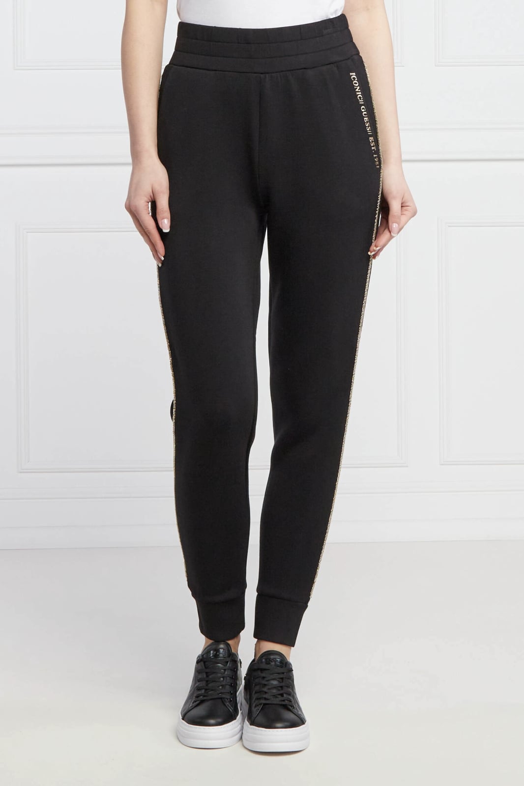 Pantaloni dama Guess W2RB01 S INTL Negru