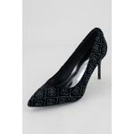 Fashion, accesorii si bijuterii - Femei - Incaltaminte femei - Pantofi femei - Pantofi stiletto Guess cu aspect de catifea Rican 36 EU Negru - Infinity.ro