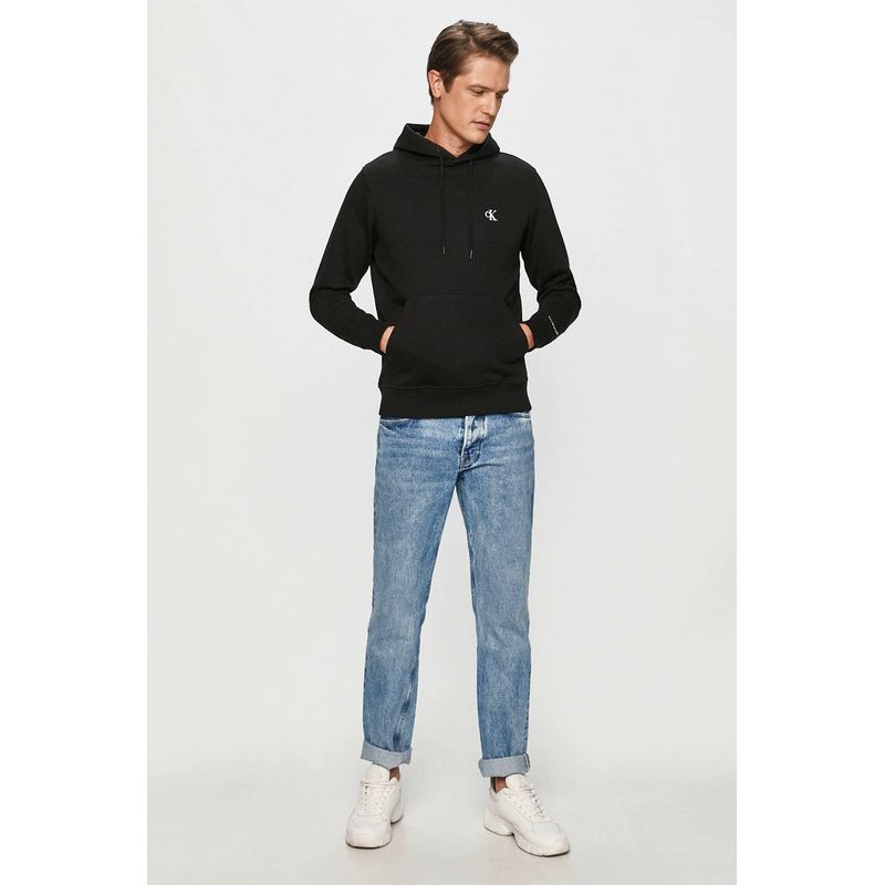 Fashion, accesorii si bijuterii - Barbati - Imbracaminte - Hanorace barbati - Hanorac barbati Calvin Klein jeans J30J315713 Negru S INTL - Infinity.ro
