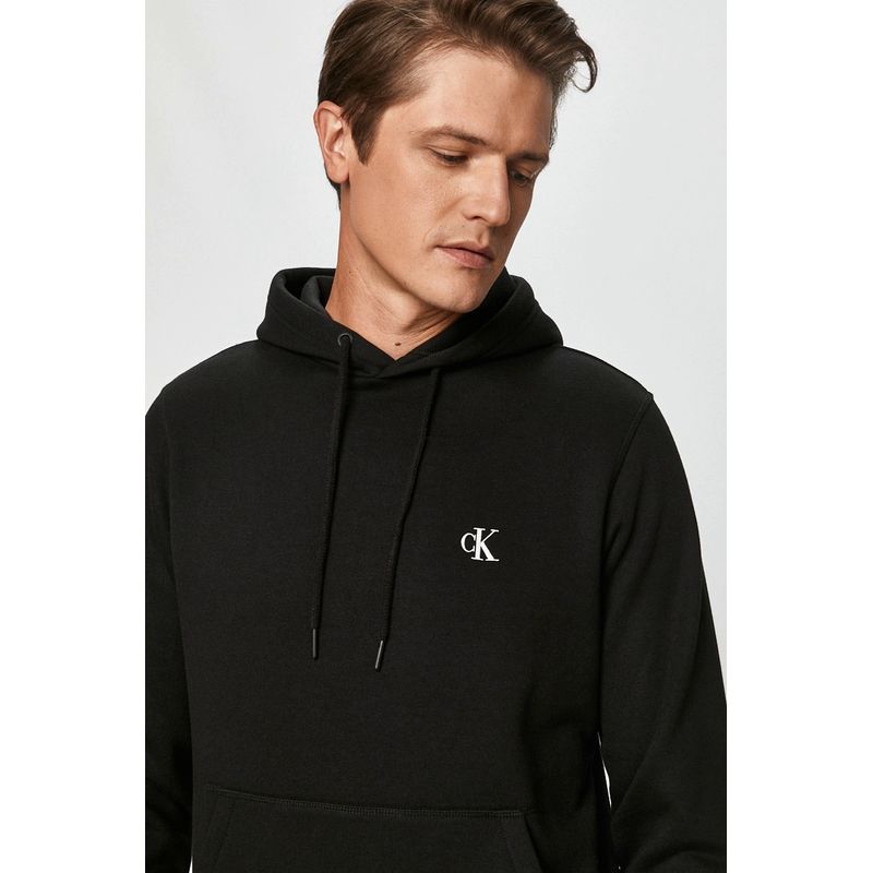 Fashion, accesorii si bijuterii - Barbati - Imbracaminte - Hanorace barbati - Hanorac barbati Calvin Klein jeans J30J315713 Negru S INTL - Infinity.ro
