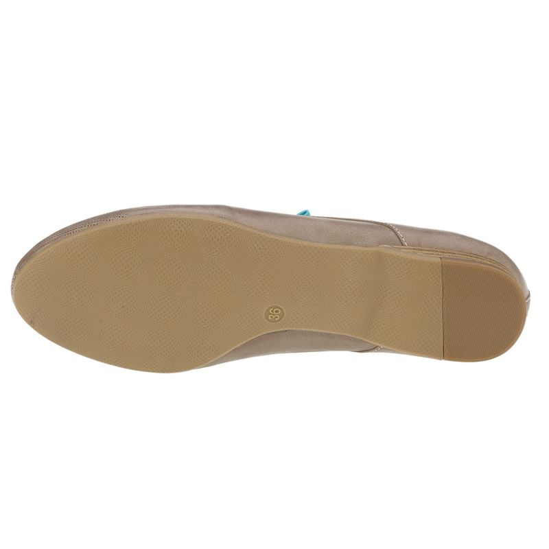 Fashion, accesorii si bijuterii - Femei - Incaltaminte femei - Sneakers si tenisi femei - Pantofi dama Tamaris Boyfriend, piele naturala, bej 38 - Infinity.ro