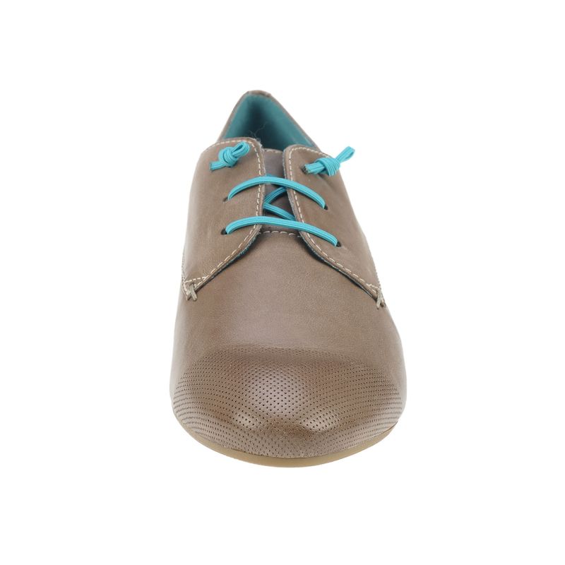 Fashion, accesorii si bijuterii - Femei - Incaltaminte femei - Sneakers si tenisi femei - Pantofi dama Tamaris Boyfriend, piele naturala, bej 38 - Infinity.ro