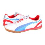 Sport si Outdoor - Echipament Sportiv - Incaltaminte sport - Pantofi sport - Ghete fotbal sala Puma EvoSPEED 5 IT, white-limoges-red 46 - Infinity.ro