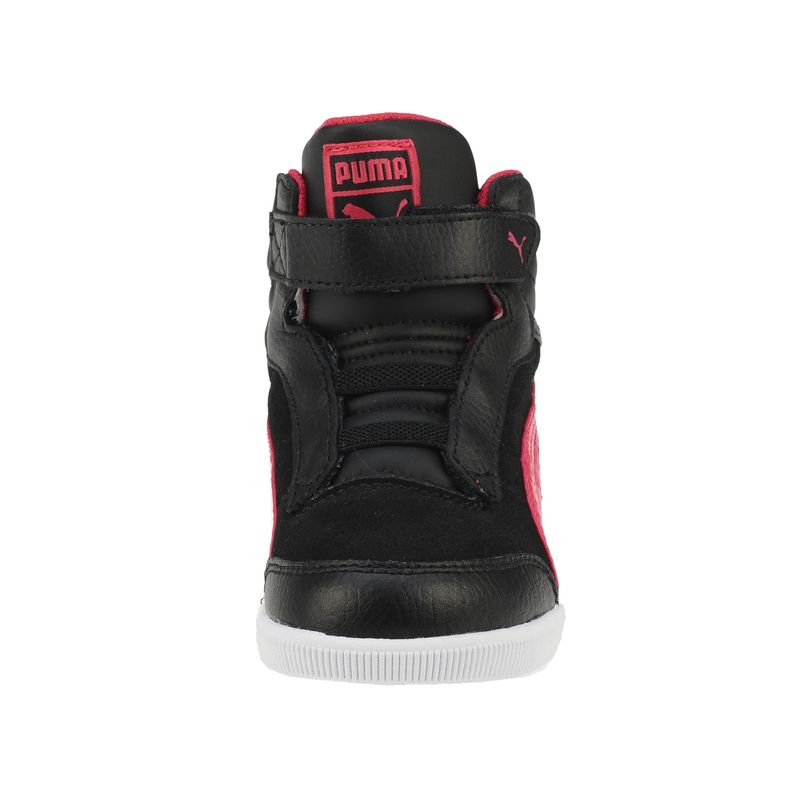 Fashion, accesorii si bijuterii - Copii - Incaltaminte copii - Ghete si cizme copii - Ghete fete Puma Glyde court V, black-virtual pink 19 - Infinity.ro