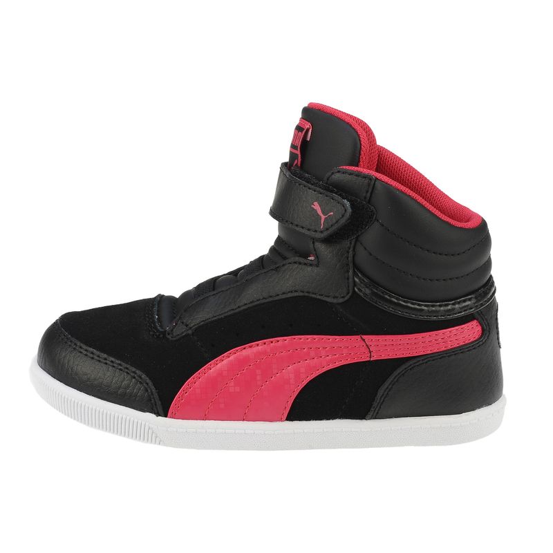 Fashion, accesorii si bijuterii - Copii - Incaltaminte copii - Ghete si cizme copii - Ghete fete Puma Glyde court V, black-virtual pink 19 - Infinity.ro