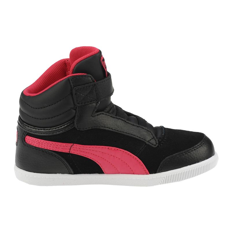 Fashion, accesorii si bijuterii - Copii - Incaltaminte copii - Ghete si cizme copii - Ghete fete Puma Glyde court V, black-virtual pink 19 - Infinity.ro