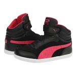 Fashion, accesorii si bijuterii - Copii - Incaltaminte copii - Ghete si cizme copii - Ghete fete Puma Glyde court V, black-virtual pink 19 - Infinity.ro