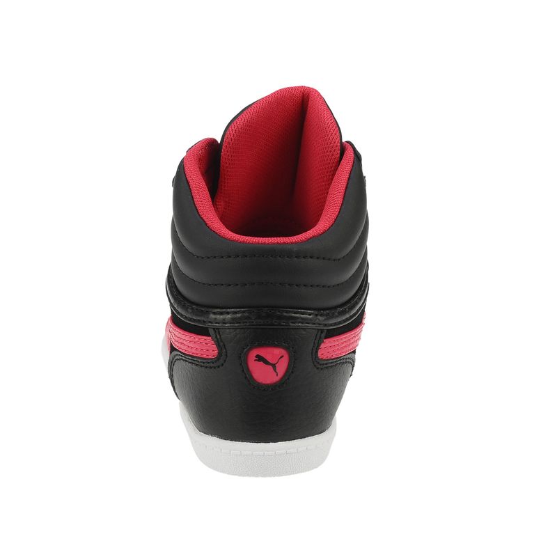 Fashion, accesorii si bijuterii - Copii - Incaltaminte copii - Ghete si cizme copii - Ghete fete Puma Glyde court V, black-virtual pink 19 - Infinity.ro