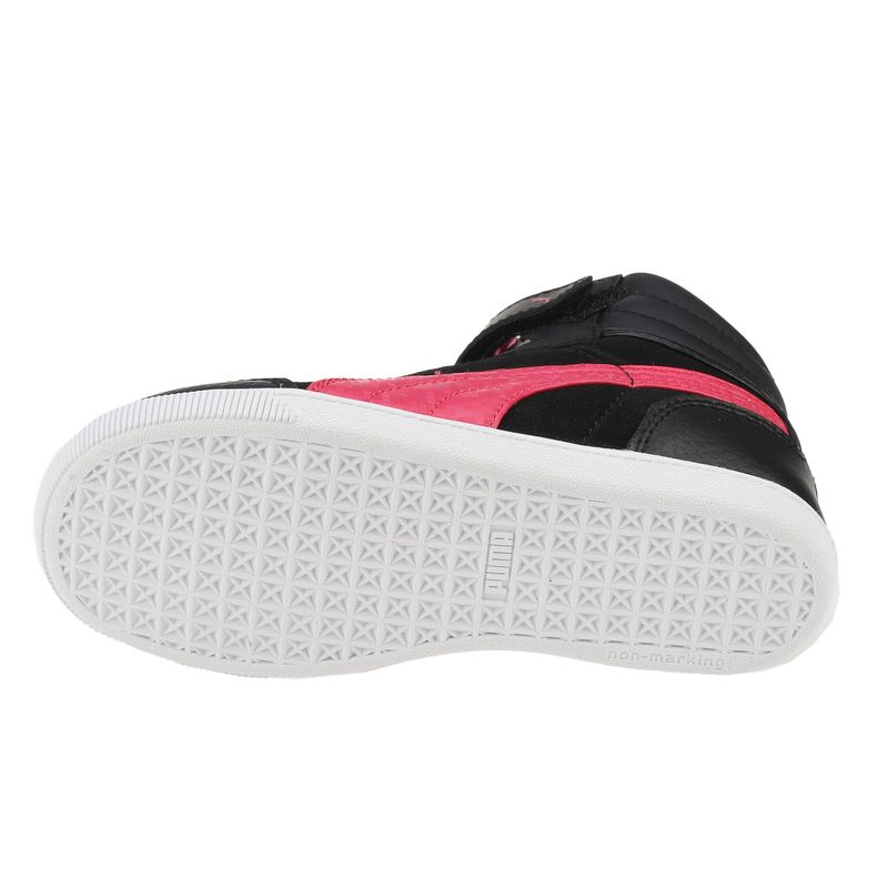Fashion, accesorii si bijuterii - Copii - Incaltaminte copii - Ghete si cizme copii - Ghete fete Puma Glyde court V, black-virtual pink 19 - Infinity.ro