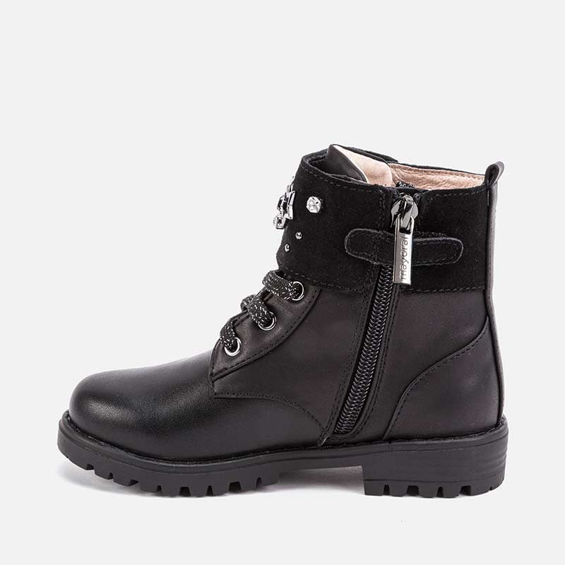 Fashion, accesorii si bijuterii - Copii - Incaltaminte copii - Ghete si cizme copii - Ghete fete Mayoral Janie, negru 26 - Infinity.ro