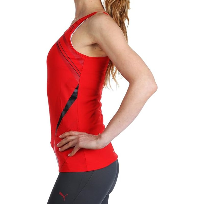 Sport si Outdoor - Echipament Sportiv - Imbracaminte sport - Maiouri sport - Maieu Puma femei pentru antrenamente, chinese red XS - Infinity.ro