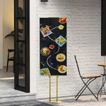 Casa si Gradina - Decoratiuni - Decoratiuni petrecere - Accesorii pentru petrecere - Panouri pentru Targuri 2 pcs Auriu 30 x 24 x 208 cm Fier - Infinity.ro