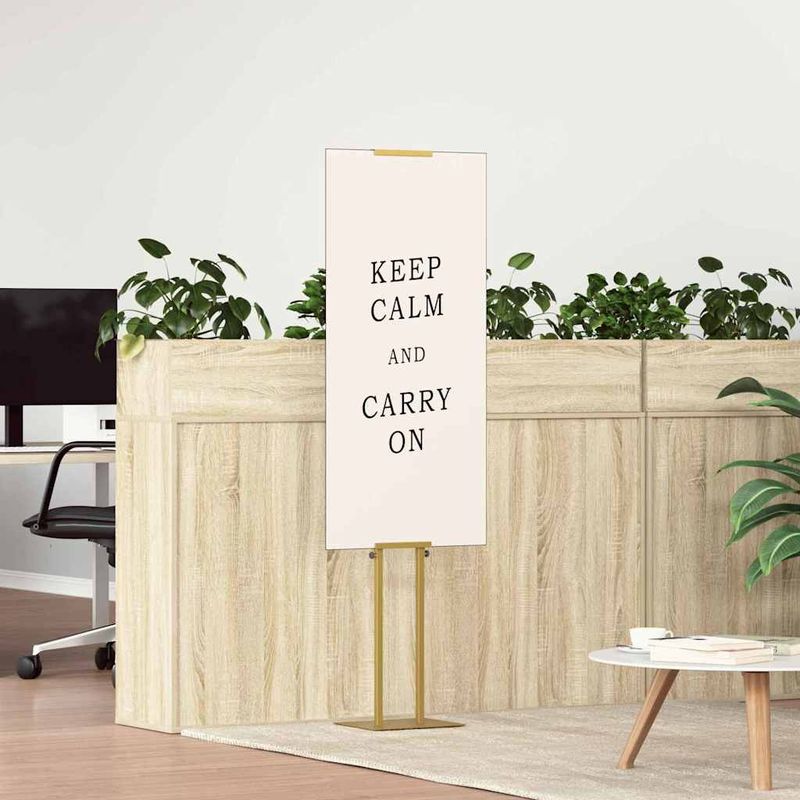 Casa si Gradina - Decoratiuni - Decoratiuni petrecere - Accesorii pentru petrecere - Panouri pentru Targuri 2 pcs Auriu 30 x 24 x 208 cm Fier - Infinity.ro