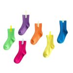 Fashion, accesorii si bijuterii - Copii - Lenjerie si pijamale copii - Sosete si dresuri copii - Sosete colorate pentru copii Galben Deschis 5- 8 ani - Infinity.ro