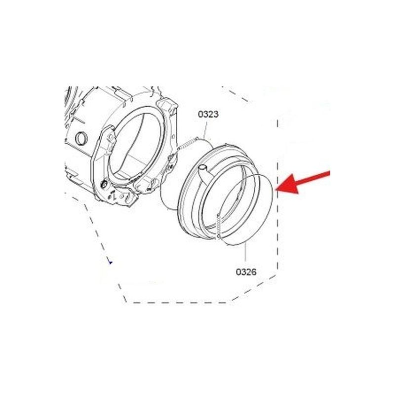 Electronice si Electrocasnice - Masini si uscatoare de rufe - Accesorii masini de spalat si uscatoare - Colier fixare garnituria usa hublou Bosch 00354134 - Infinity.ro
