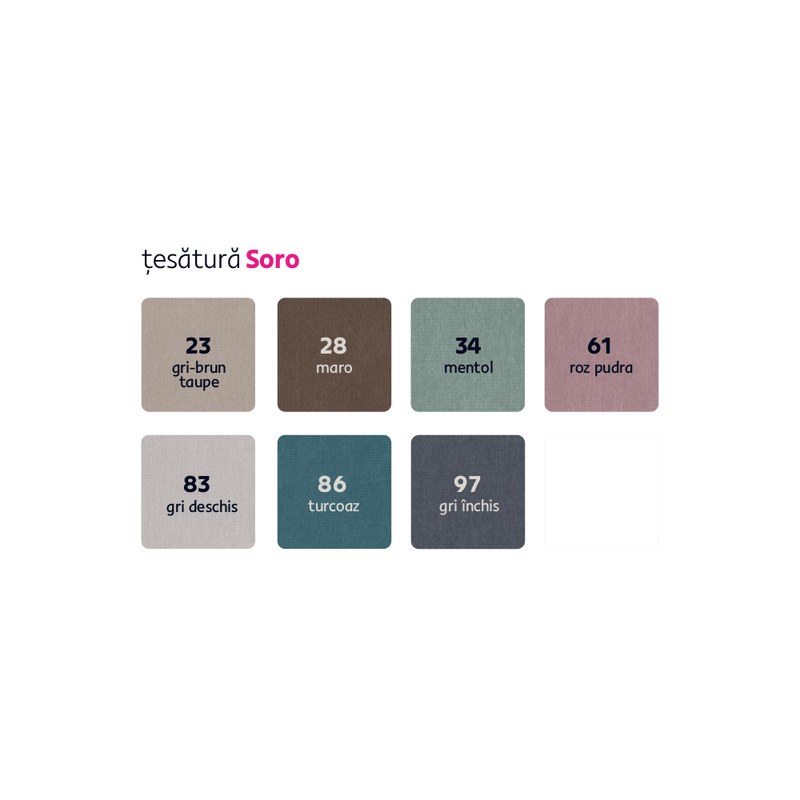 Casa si Gradina - Mobilier - Canapele si coltare - Canapele - Canapea extensibila, gri-maroniu, stanga, OREO ROH - Infinity.ro