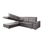 Casa si Gradina - Mobilier - Canapele si coltare - Canapele - Canapea extensibila, gri-maroniu, stanga, OREO ROH - Infinity.ro