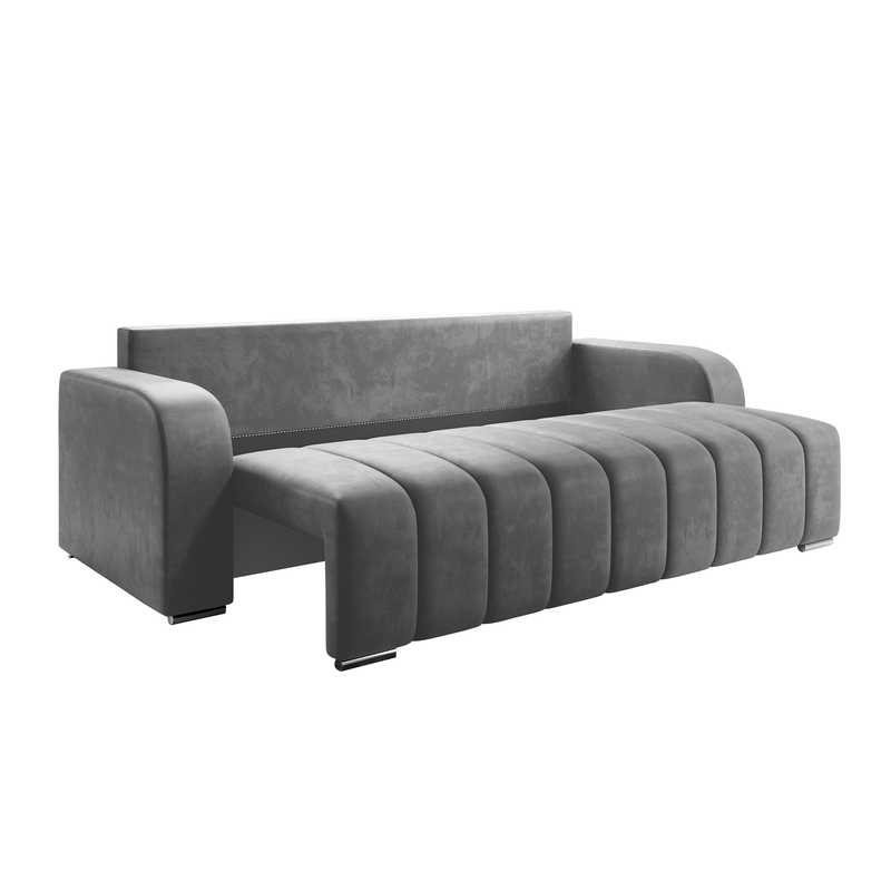 Casa si Gradina - Mobilier - Canapele si coltare - Canapele - Canapea extensibila, culoare gri, PORIMA - Infinity.ro