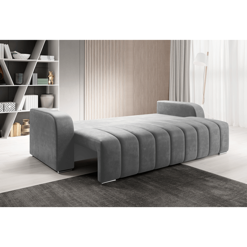 Casa si Gradina - Mobilier - Canapele si coltare - Canapele - Canapea extensibila, culoare gri, PORIMA - Infinity.ro