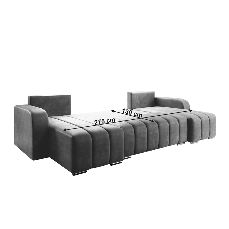 Casa si Gradina - Mobilier - Canapele si coltare - Canapele - Set universal canapea, culoare gri, PORIMA U - Infinity.ro