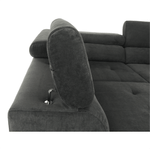 Casa si Gradina - Mobilier - Canapele si coltare - Canapele - Set canapea cu spatiu de depozitare, gri, material textil, stanga, BUTON R - Infinity.ro
