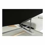 Casa si Gradina - Mobilier - Canapele si coltare - Canapele - Set canapea cu spatiu de depozitare, gri deschis, material textil, stanga, BUTON R - Infinity.ro