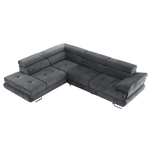 Casa si Gradina - Mobilier - Canapele si coltare - Canapele - Set canapea, gri, material textil, stanga, BUTON P - Infinity.ro