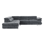 Casa si Gradina - Mobilier - Canapele si coltare - Canapele - Set canapea, gri, material textil, stanga, BUTON P - Infinity.ro
